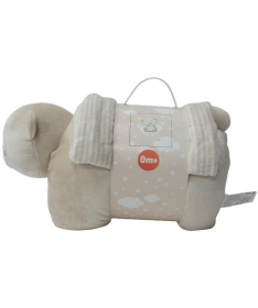 BBO plišana igračka i ćebe za bebe Beige Bear WL-6319S