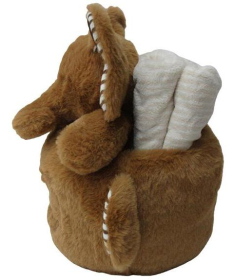 BBO plišana igračka i ćebe za bebe Brown Elephant