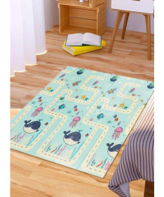 BBO Podloga za Igru bebe od pene 180x200x1cm Small Whales - ZH-1SM