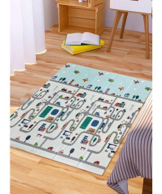 BBO Podloga za Igru bebe od pene 180x200x1cm Transit Tracks - ZH-1TT