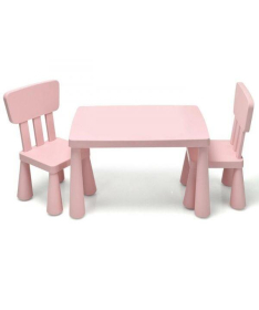 BBO set dečiji sto i stolice - Pink