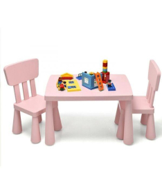 BBO set dečiji sto i stolice - Pink