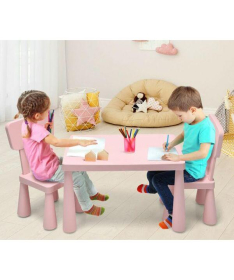 BBO set dečiji sto i stolice - Pink