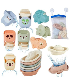 BBO toys dečija igračka za kupanje životinja u čamcu 6m+ 618-146