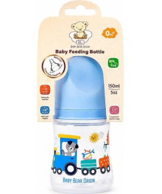 BBO Wide Neck plastična flašica za bebe 150ml Blue 44777B