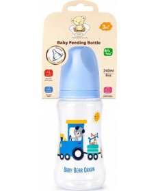 BBO Wide Neck plastična flašica za bebe 240ml Blue 44778B