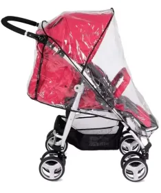 Bebekevi kišna navlaka za kolica Crna