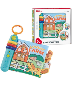 Bibi Inn interaktivna muzička knjiga za bebe Lovely farm - 1043545