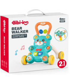 Bibi-irn multifunkcionalna edukativna igračka 2 U 1 guralica-stočić Meda - 1046507