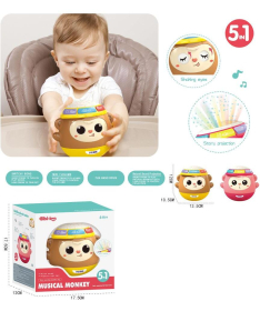Bibi-irn muzički projektor Majmunčić 5u1