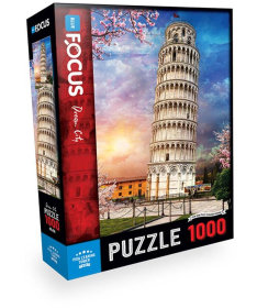 Blue Focus Puzzle za decu 1000 delova Krivi toranj u Pizi - 1038765