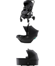 Britax Romer RIO kolica za bebe 3 u 1 do 22 kg - Carbon Black
