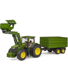 Bruder John Deere Traktor sa prikolicom 1:16 igračka za dečake - 35428