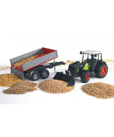 Bruder Traktor utovarivač sa prikolicom 1:16 igračka za dečake - 36926