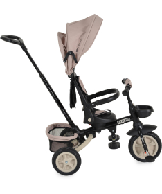 Byox Explorer sklopivi tricikl za decu sa rotirajućim sedištem do 25 kg Beige