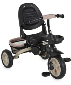Byox Explorer sklopivi tricikl za decu sa rotirajućim sedištem do 25 kg Beige