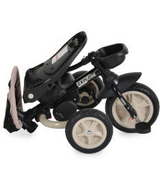 Byox Explorer sklopivi tricikl za decu sa rotirajućim sedištem do 25 kg Beige