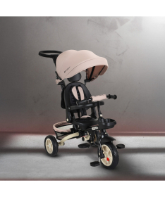 Byox Explorer sklopivi tricikl za decu sa rotirajućim sedištem do 25 kg Beige
