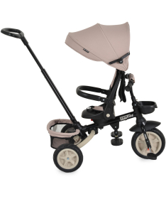 Byox Explorer sklopivi tricikl za decu sa rotirajućim sedištem do 25 kg Beige