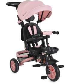 Byox Explorer sklopivi tricikl za decu sa rotirajućim sedištem do 25 kg Pink