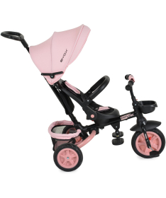Byox Explorer sklopivi tricikl za decu sa rotirajućim sedištem do 25 kg Pink