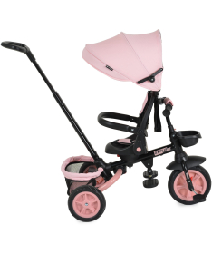 Byox Explorer sklopivi tricikl za decu sa rotirajućim sedištem do 25 kg Pink