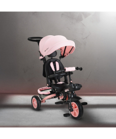 Byox Explorer sklopivi tricikl za decu sa rotirajućim sedištem do 25 kg Pink
