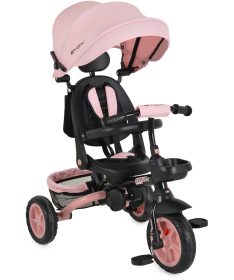 Byox Explorer sklopivi tricikl za decu sa rotirajućim sedištem do 25 kg Pink