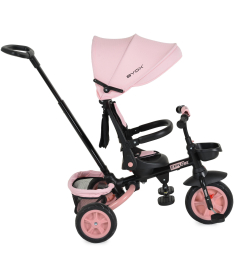 Byox Explorer sklopivi tricikl za decu sa rotirajućim sedištem do 25 kg Pink