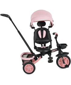 Byox Explorer sklopivi tricikl za decu sa rotirajućim sedištem do 25 kg Pink