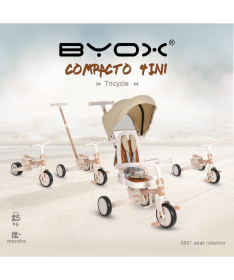 Byox Tricikl za decu Compacto 4in1 – Beige