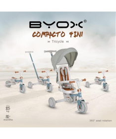 Byox Tricikl za decu Compacto 4in1 – Blue