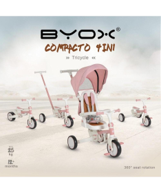 Byox Tricikl za decu Compacto 4in1 – Pink