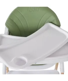 Cangaroo Almond jednopoložajna hranilica za decu 6m+ Green