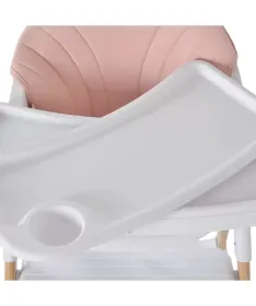 Cangaroo Almond jednopoložajna hranilica za decu 6m+ Pink