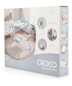 Cangaroo Croco multifunkcionalni stalak za presvlačenje bebe Grey