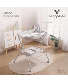 Cangaroo Croco multifunkcionalni stalak za presvlačenje bebe Grey