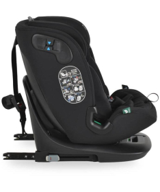 Cangaroo GTS Roto Isofix&Top Thether auto sedište za bebe 40-150cm Black Ink