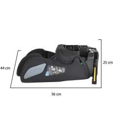 Cangaroo iDrive Isofix auto sedište za decu 76-150cm Black