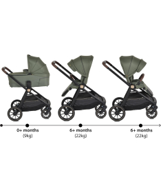 Cangaroo kolica za bebe Celebrity 3 u 1 Deep Green