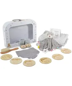 Cangaroo poklon set za bebe 6u1 Bearli – Grey