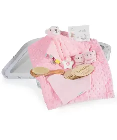 Cangaroo poklon set za bebe 6u1 Bearli – Pink