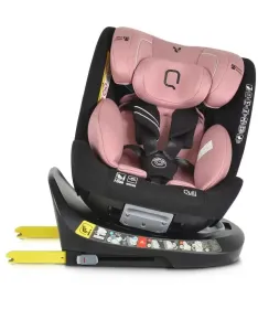 Cangaroo Quill roto Isofix auto sedište za bebe 40-150cm Pink