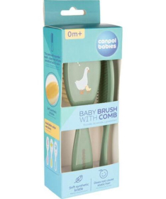 Canpol Babies česalj i četka za bebe soft 2/417 Geese