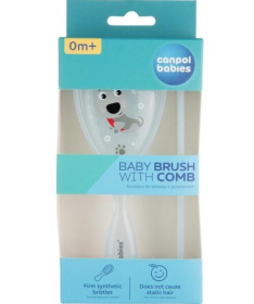 Canpol Babies četka i česalj za bebe 2/419 cute Animals Blue