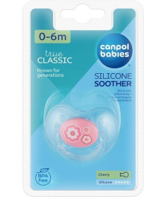 Canpol Babies Cherry silikonska varalica za bebe 0-6m 22/562-Pink