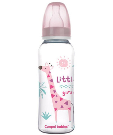 Canpol Babies flašica za bebe 250ml africa 59/200 Pink