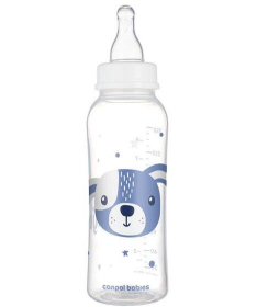 Canpol Babies flašica za bebe Cute Animals 250ml Blue - 11/841
