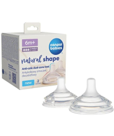 Canpol Babies Natural Shape antikolik cucla brzi protok 12m+ Dual zone 21/753
