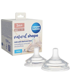 Canpol Babies Natural Shape antikolik cucla spori protok 3m+ Dual zone 21/751